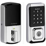 Kwikset Halo SmartKey Electronic Touchscreen Keyless Entry Deadbolt with WiFi Bright Chrome