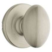 Kwikset Aliso Knob Single Cylinder Interior Pack with Round Rose for Handlesets Satin Nickel