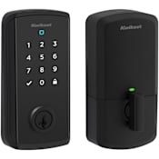 Kwikset Halo Single Cylinder Keyless Entry Touchscreen Deadbolt with WiFi Matte Black