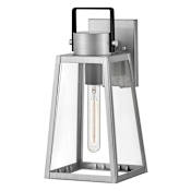 Lark Hugh 1 Light 15" Tall Outdoor Wall Sconce Antique Brushed Aluminum