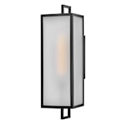 Lark Halden 24" Tall Outdoor Wall Sconce Black