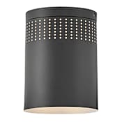 Lark Casey 8" Wide Flush Mount Ceiling Fixture Black