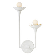 Lark Darla 2 Light 17" Tall Wall Sconce Textured Plaster