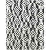 Lavin Rugs Vani 6-1/2' x 6-1/2' Geometric Indoor Rectangular Area Rug Black / Ivory