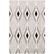 Lavin Rugs Vani 5-1/4' x 7-1/2' Geometric Indoor Rectangular Area Rug Gray / Ivory