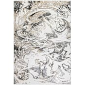 Lavin Rugs Fatima 5-1/4' x 7-1/2' Abstract Indoor Rectangular Area Rug Black / Beige