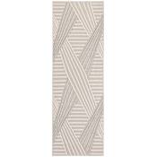 Lavin Rugs Forza 2-3/4' x 7-3/4' Striped Indoor/Outdoor Runner Area Rug Gray