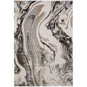 Lavin Rugs Zaria 7-3/4' x 10-3/4' Abstract Indoor Rectangular Area Rug Gray / Blue