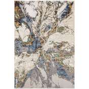 Lavin Rugs Zaria 7-3/4' x 10-3/4' Abstract Indoor Rectangular Area Rug Blue / Gray