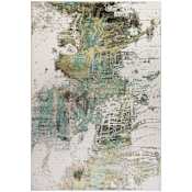 Lavin Rugs Zaria 6-1/2' x 6-1/2' Abstract Indoor Rectangular Area Rug Green / Black