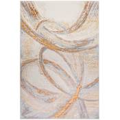 Lavin Rugs Terra 9-3/4' x 13-1/4' Abstract Indoor Rectangular Area Rug Gray / Orange