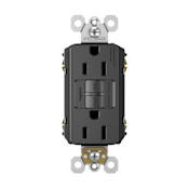 Legrand radiant 15 Ampere Self-Test GFCI Electrical Outlet Black