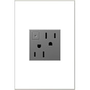 Legrand adorne 15 Ampere Energy-Saving On/Off Tamper-Resistant Electrical Outlet Magnesium