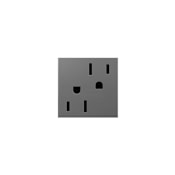 Legrand Pack of (4) - adorne 15 Ampere Tamper-Resistant Electrical Outlet Magnesium