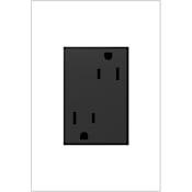 Legrand adorne 15 Ampere Tamper-Resistant Plus-Size Electrical Outlet Graphite