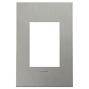 Legrand adorne Cast Metal 1+ Gang Light Switch / Outlet Cover Wall Plate Brushed Stainless Steel