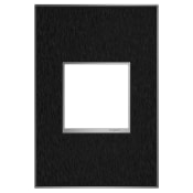 Legrand adorne Real Materials 1-Gang Light Switch / Outlet Cover Wall Plate Black Stainless