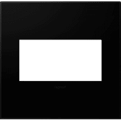 Legrand adorne Plastic 2-Gang Light Switch / Outlet Cover Wall Plate Black Ink