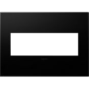 Legrand adorne Plastic 3-Gang Light Switch / Outlet Cover Wall Plate - Graphite Graphite