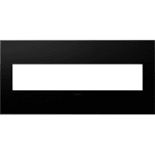 Legrand adorne Plastic 5-Gang Light Switch / Outlet Cover Wall Plate - Graphite Graphite