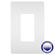 Legrand radiant Single Rocker Switch Screwless Wall Plate White