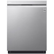 LG 24 Inch Wide 15 Place Setting Energy Star Rated Built-In Top Control Dishwasher with Recessed Handle Stainless Steel