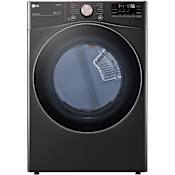 LG 27 Inch Wide 7.4 Cu. Ft. Energy Star Rated Gas Dryer with Smart Wi-Fi Black Steel