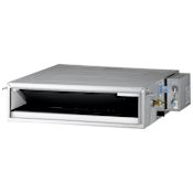 LG 12,000 BTU Cooling / 13,800 BTU Heating Mini Split Concealed Duct Indoor Unit with Quiet Design and Automated Operation N/A