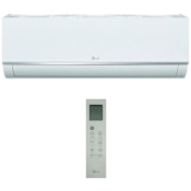 LG 18,000 BTU Cooling Mini Split Wall Mount Indoor Unit with Quiet Design and Jet Temperature Control White