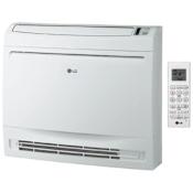 LG 9,000 BTU Cooling / 10,600 BTU Heating Mini Split Floor Console Indoor Unit with Quiet Design and Automated Operation White