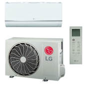 LG 11K BTU Cooling / 12K BTU Heating 18 SEER2 Single Zone Wall Mount Mini Split System with (1) 12K BTU Indoor Unit White