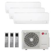 LG 24K BTU Cooling / 24.6K BTU Heating 22.5 SEER2 Three Zone Wall Mount Mini Split System with (1) 7K, (1) 9K and (1) 12K BTU Indoor Units White