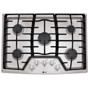 LG 30 Inch Gas Cooktop with SuperBoil Stainless Steel