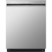 LG 24 Inch Wide 15 Place Setting Energy Star Rated Built-In Dishwasher with QuadWash Stainless Steel