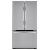 LG 36 Inch Wide 28.7 Cu. Ft. Energy Star Certified French Door Refrigerator with Door Cooling+ and IcePlus Stainless Steel