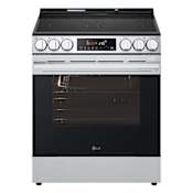LG 30 Inch Wide 6.3 Cu. Ft. Free Standing Electric Range with Radiant Burners and Broil Element Stainless Steel