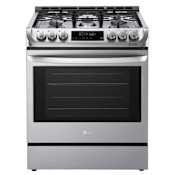 LG 30 Inch Wide 6.3 Cu. Ft. Slide-In Gas Range with ProBake Convection Stainless Steel