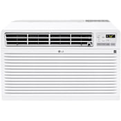 LG 11,800 BTU 115V Through Wall Air Conditioner with Three Fan Speeds and Remote Control White