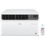 LG 10,000 BTU 115V Programmable Window Air Conditioner with WiFi and Remote White