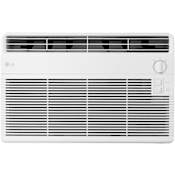 LG 5,000 BTU 115V Window Air Conditioner with Knob Controls and Washable Filters White