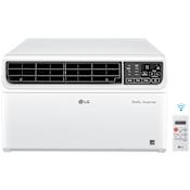 LG 8,500 BTU 115V Programmable Window Air Conditioner with Remote and Dual Inverter Technology White