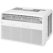 LG 8,000 BTU 115V Programmable Window Air Conditioner with Remote and 2 Cooling Fan Speeds White