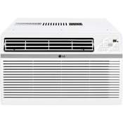 LG 8,000 BTU 115V Window Air Conditioner with Remote and 3 Fan Speeds White