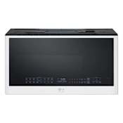 LG 30 Inch Wide 1.7 Cu. Ft. 1550 Watt Over the Range Microwave with Convection Technology and Led Display Essence White