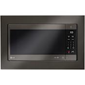 LG 30 Inch Wide Trim Kit for LG Built-In Microwaves Black Stainless Steel