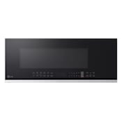 LG 30 Inch Wide 1.3 Cu. Ft. 1000 Watt Over the Range Microwave with Touch Controls and LED Display Stainless Steel