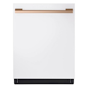 LG 24 Inch Wide 15 Place Setting Built-In Top Control Dishwasher with Dynamic Dry and Adjustable 3rd Rack White