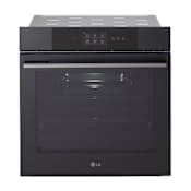 LG 24 Inch Wide 3 Cu. Ft. Electric Single Oven with Convection Bake and Sabbath Mode Matte Black