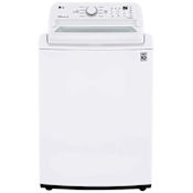 LG 27 Inch Wide 4.5 Cu. Ft. Top Loading Washing Machine with Vibration Reduction White
