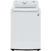 LG 27 Inch Wide 4.3 Cu. Ft. Energy Star Rated Top Loading Washer with 4 Way Agitator White